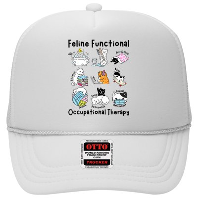 Feline Fun Cat Functional Occupational Therapy OT Therapist  Trucker Hat