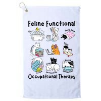 Feline Fun Cat Functional Occupational Therapy OT Therapist  Golf Towel