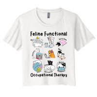 Feline Fun Cat Functional Occupational Therapy OT Therapist  Crop Top