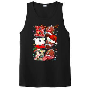 Funny Football Christmas Ugly Sweater Football Xmas Outfit Cute Gift PosiCharge Competitor Tank