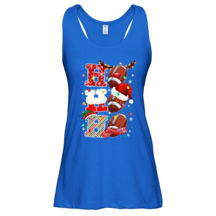 Funny Football Christmas Ugly Sweater Football Xmas Outfit Cute Gift Ladies Essential Flowy Tank