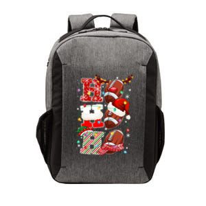 Funny Football Christmas Ugly Sweater Football Xmas Outfit Cute Gift Vector Backpack