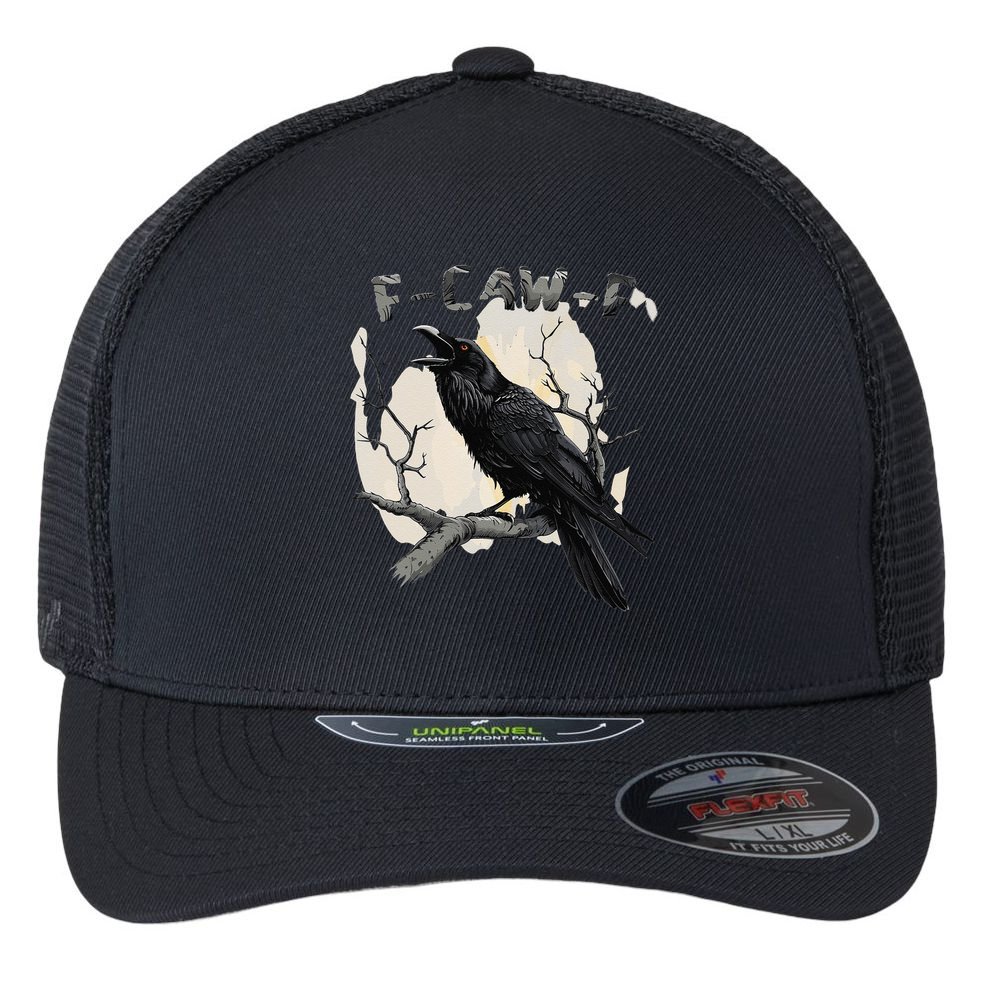 F-Caw-F Flexfit Unipanel Trucker Cap