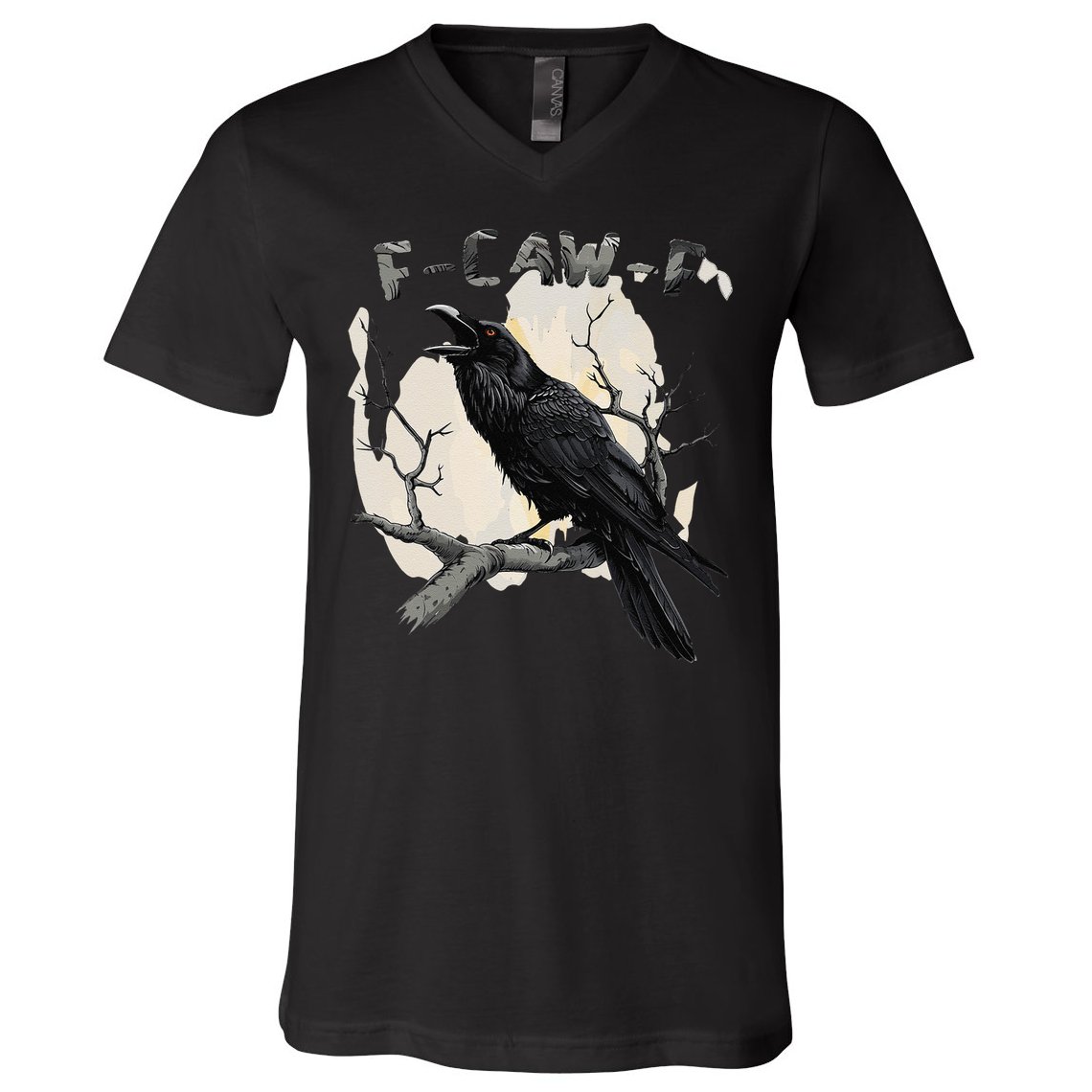 F-Caw-F V-Neck T-Shirt