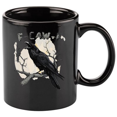 F-Caw-F 11oz C Handle Ceramic Mug
