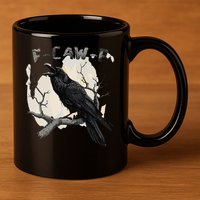 F-Caw-F 11oz C Handle Ceramic Mug
