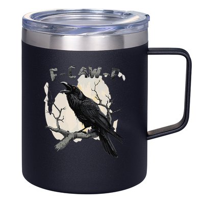 F-Caw-F 12oz Stainless Steel Coffee Mug