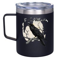 F-Caw-F 12oz Stainless Steel Coffee Mug