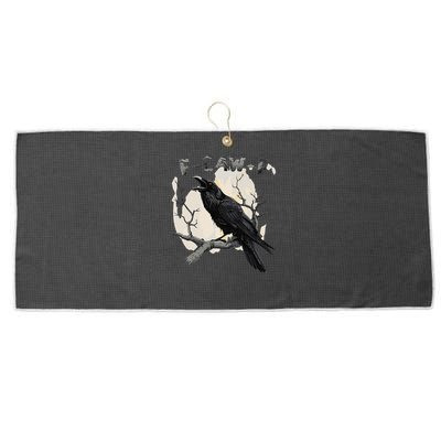 F-Caw-F Large Microfiber Waffle Golf Towel