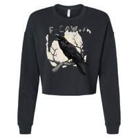 F-Caw-F Cropped Pullover Crew