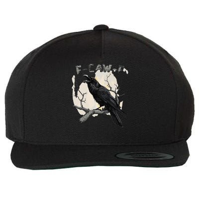 F-Caw-F Wool Snapback Cap