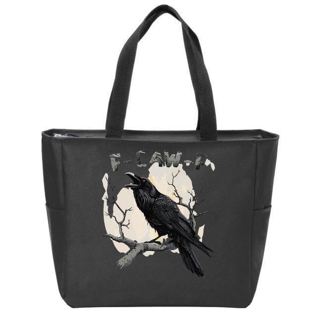 F-Caw-F Zip Tote Bag
