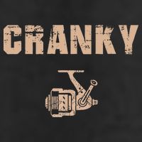 Funny Fishing Cranky Fishing Reel 7 Panel Mesh Trucker Snapback Hat
