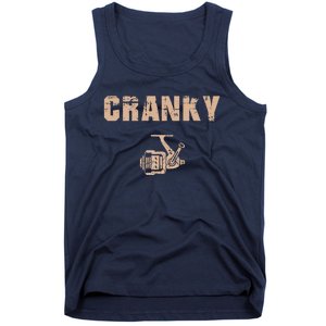 Funny Fishing Cranky Fishing Reel Tank Top