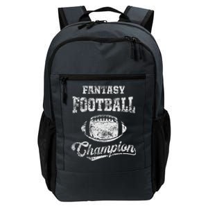 Fantasy Football Champion Funny League Draft Party Champ Daily Commute Backpack