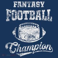Fantasy Football Champion Funny League Draft Party Champ Tall T-Shirt