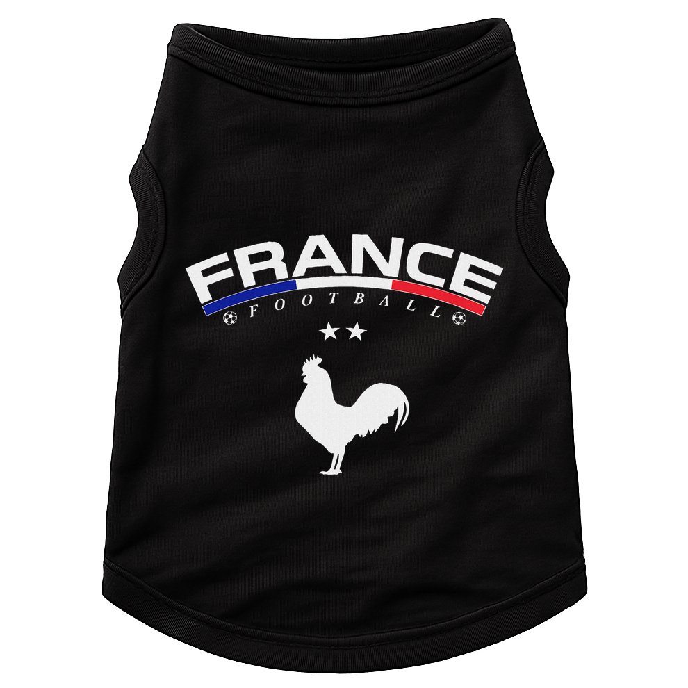 France Football Coq Doggie Tank