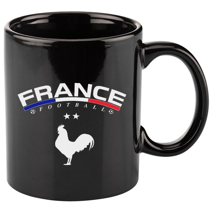 France Football Coq 11oz C Handle Ceramic Mug