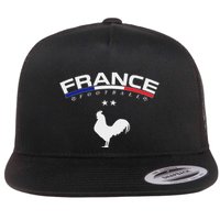 France Football Coq Flat Bill Trucker Hat