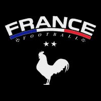 France Football Coq Flat Bill Trucker Hat