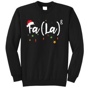 Fa Funny Christmas Santa Fa La Math Sweatshirt