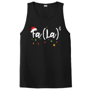 Fa Funny Christmas Santa Fa La Math PosiCharge Competitor Tank