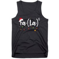 Fa Funny Christmas Santa Fa La Math Tank Top