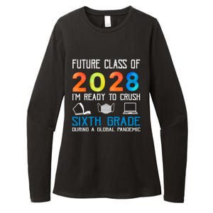 Funny Future Class Of 2028 Im Ready To Crush Sixth Grade Gift Womens CVC Long Sleeve Shirt