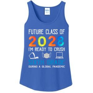 Funny Future Class Of 2028 Im Ready To Crush Sixth Grade Gift Ladies Essential Tank