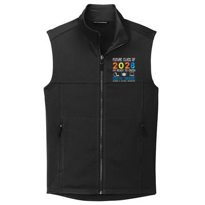 Funny Future Class Of 2028 Im Ready To Crush Sixth Grade Gift Collective Smooth Fleece Vest