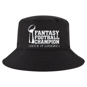 Fantasy Football Champion Suck It Losers Funny Winner Cool Comfort Performance Bucket Hat