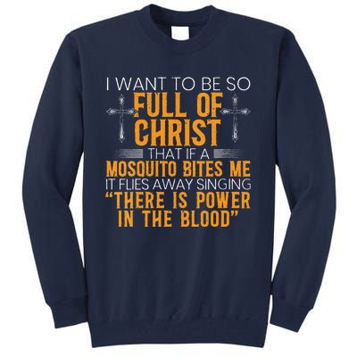 Funny Funny Christian Religious Servant Of God Faithful Jesus Tall Sweatshirt