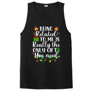 Funny Family Christmas Man Being Related To Me PosiCharge Competitor Tank