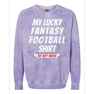 Fantasy Football Champ, My Lucky Fantasy Football Colorblast Crewneck Sweatshirt