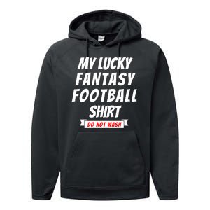 Fantasy Football Champ, My Lucky Fantasy Football Performance Fleece Hoodie