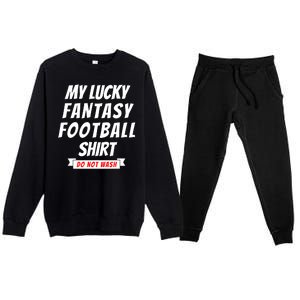 Fantasy Football Champ, My Lucky Fantasy Football Premium Crewneck Sweatsuit Set