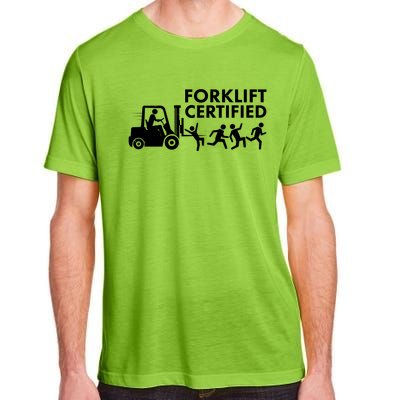 Funny Forklift Certified Adult ChromaSoft Performance T-Shirt