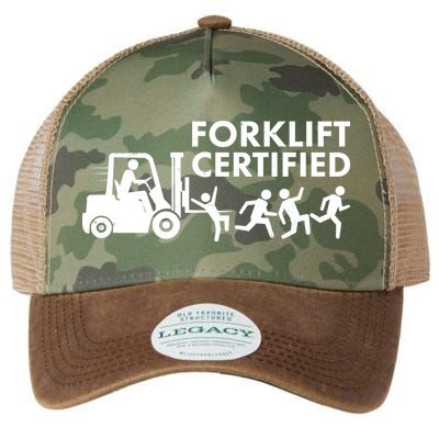 Funny Forklift Certified Legacy Tie Dye Trucker Hat