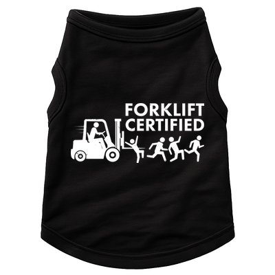 Funny Forklift Certified Doggie Tank