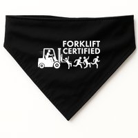 Funny Forklift Certified USA-Made Doggie Bandana