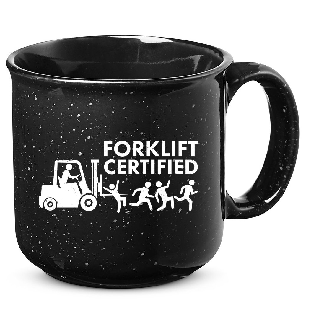 Funny Forklift Certified 15oz Campfire Ceramic Mug