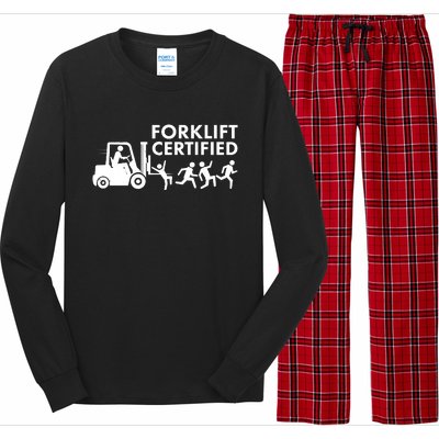 Funny Forklift Certified Long Sleeve Pajama Set