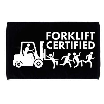 Funny Forklift Certified Microfiber Hand Towel