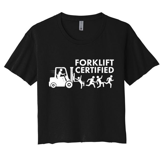 Funny Forklift Certified Crop Top