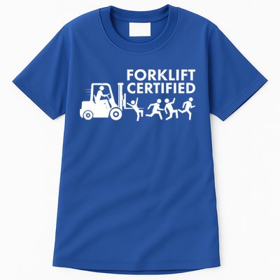 Funny Forklift Certified Tall T-Shirt