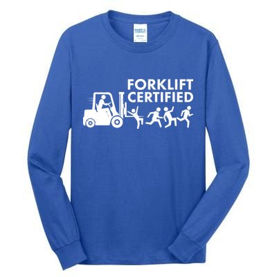 Funny Forklift Certified Tall Long Sleeve T-Shirt