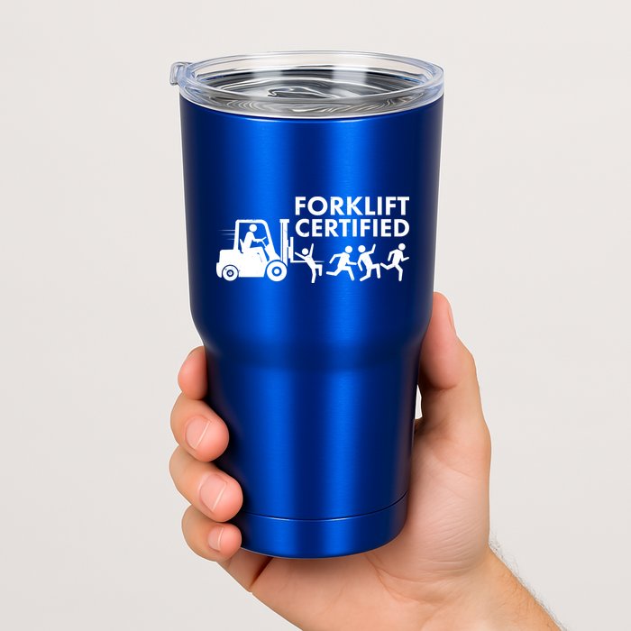 Funny Forklift Certified Tumbler