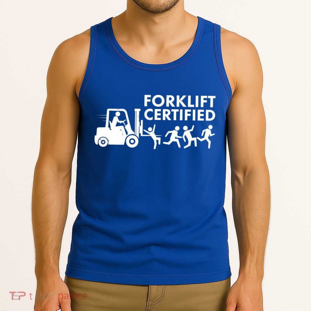 Funny Forklift Certified Tank Top