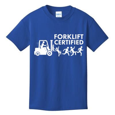 Funny Forklift Certified Kids T-Shirt