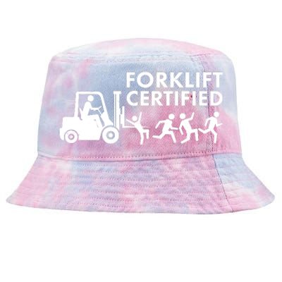 Funny Forklift Certified Tie-Dyed Bucket Hat